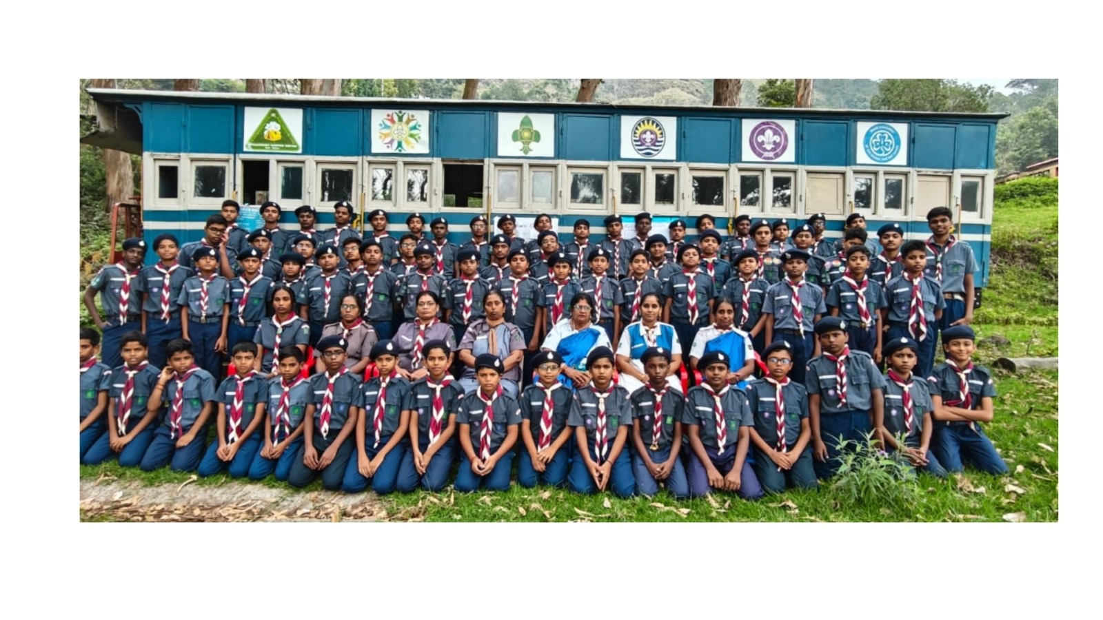 NSN Scouts troop members in official uniform